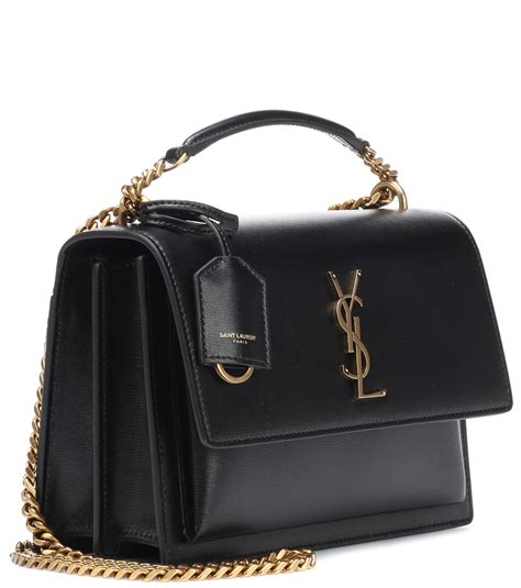 black ysl sunset bag|saint laurent medium sunset bag.